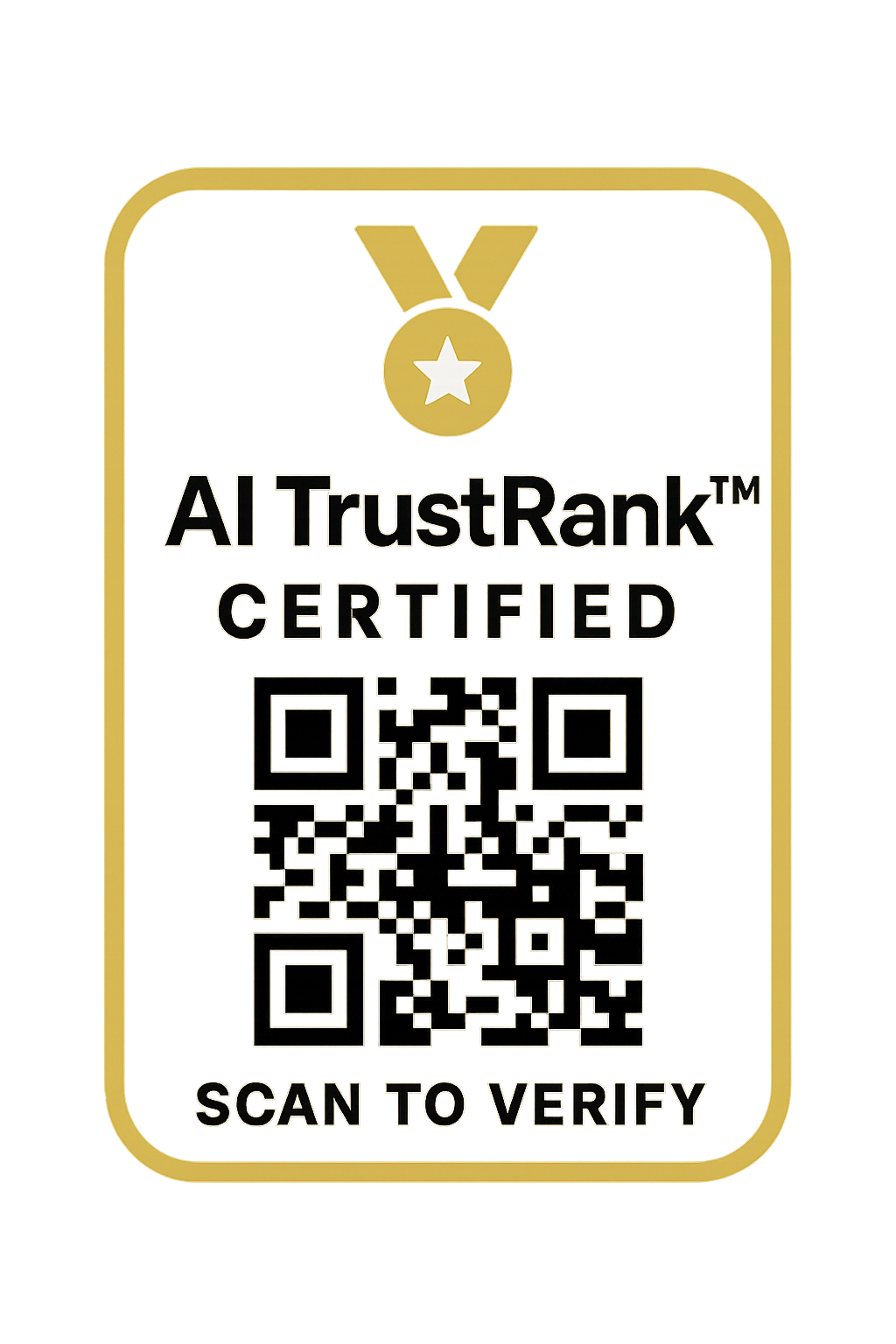 AI TrustRank Badge Preview